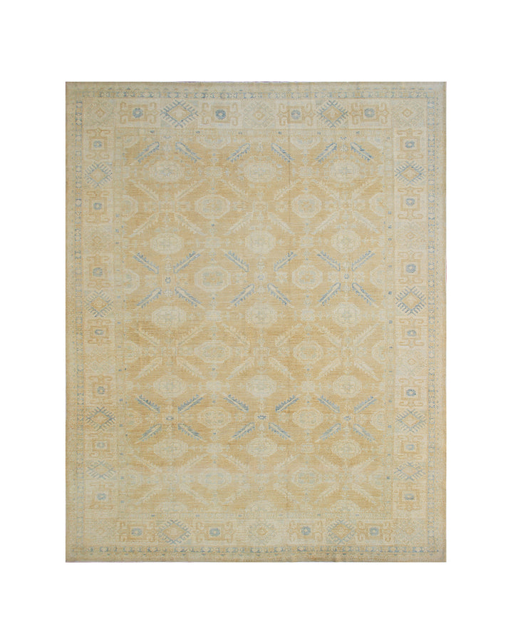 10'x13' Transitional Geometric Rug | Ariana Hazara Rug