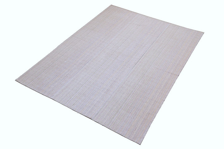 10'x13' Vintage Handwoven Turkish Kilim Rug | Modern Luxury Stripe Kilim