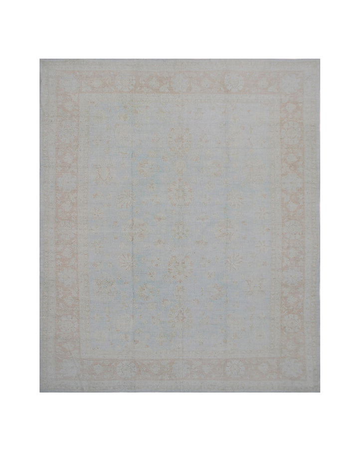 10'x13' Wool Area Rug | Pale Blue | Ariana Agra Rug