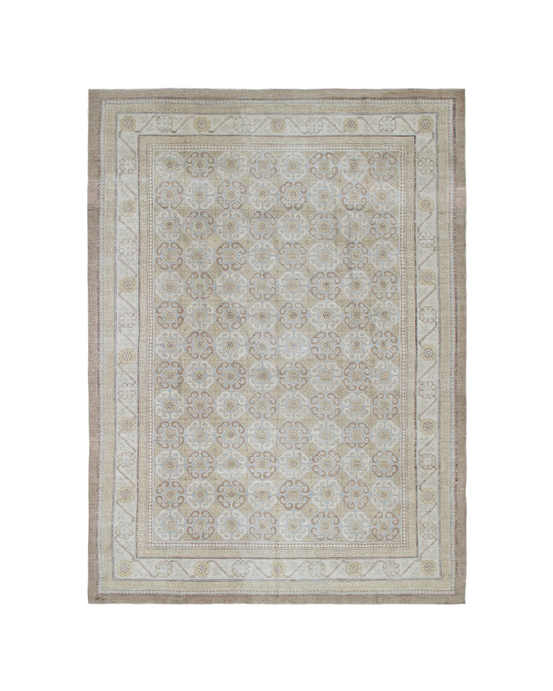10'x13' Wool Rug | Ariana | Brwon | Samarkand Rug