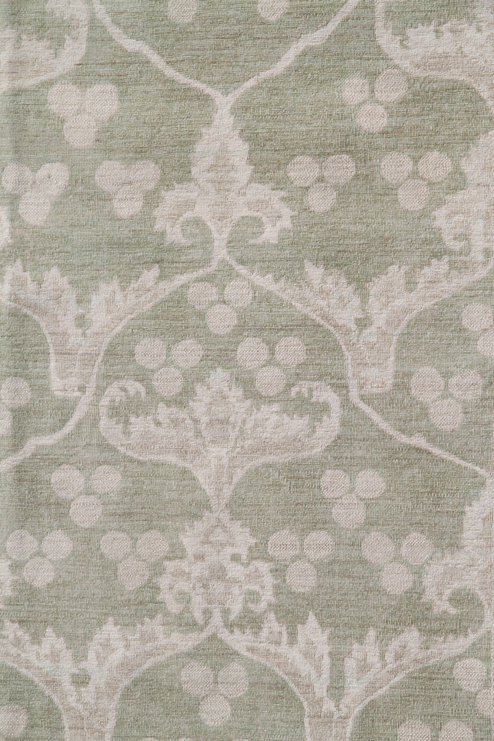 10x14 Ariana Luxury Green and Silk Ottoman Design Rug