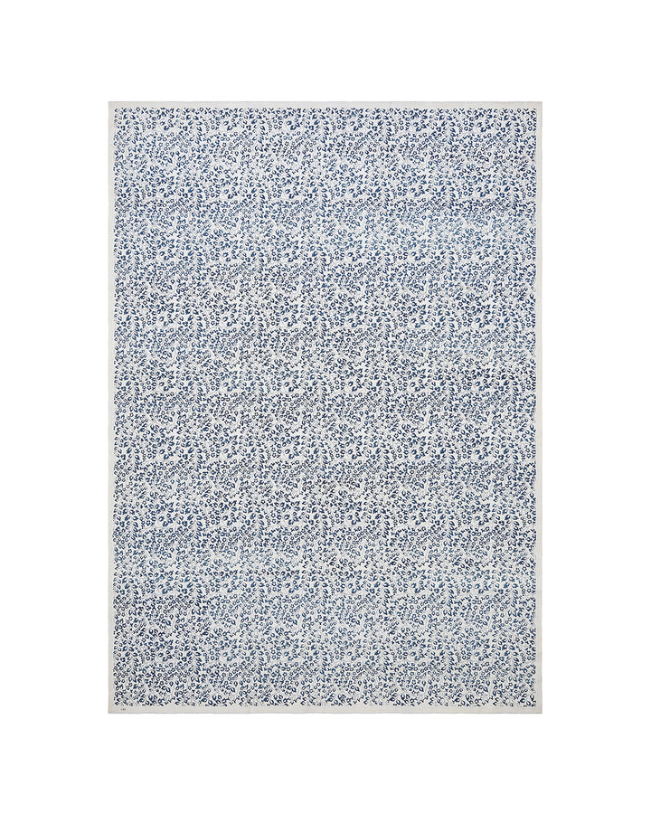 Unique 10x14 Ariana modern Millefleur French floral design rug in wool and cotton from a trusted dealer with over 45 years of experience.