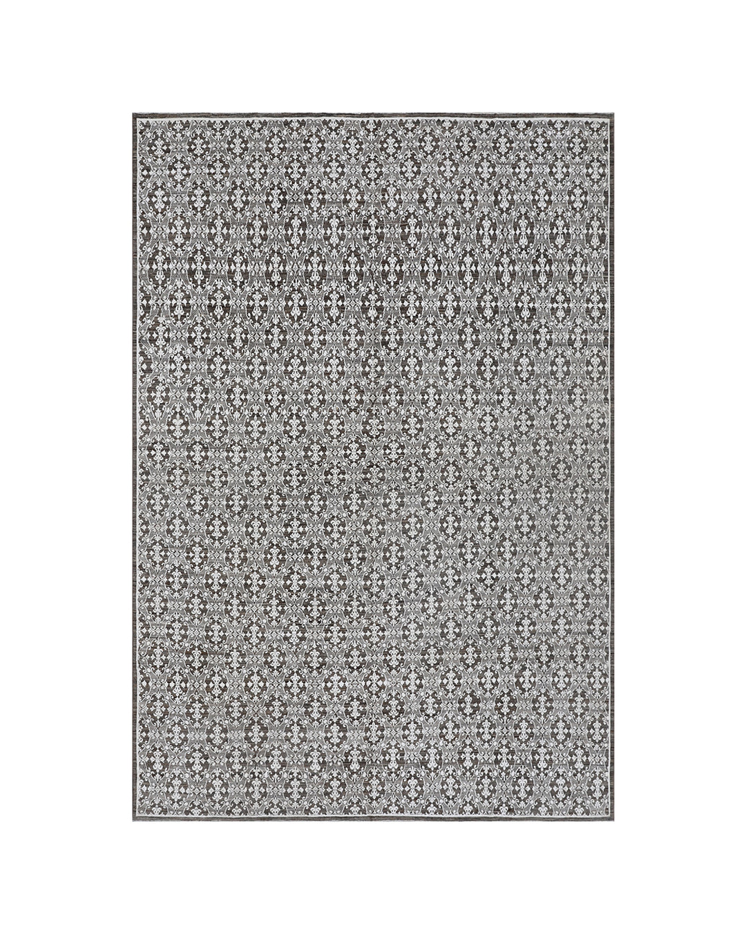 10'x14' Grey Contemporary Wool Rug | Ottoman Turkish Rug