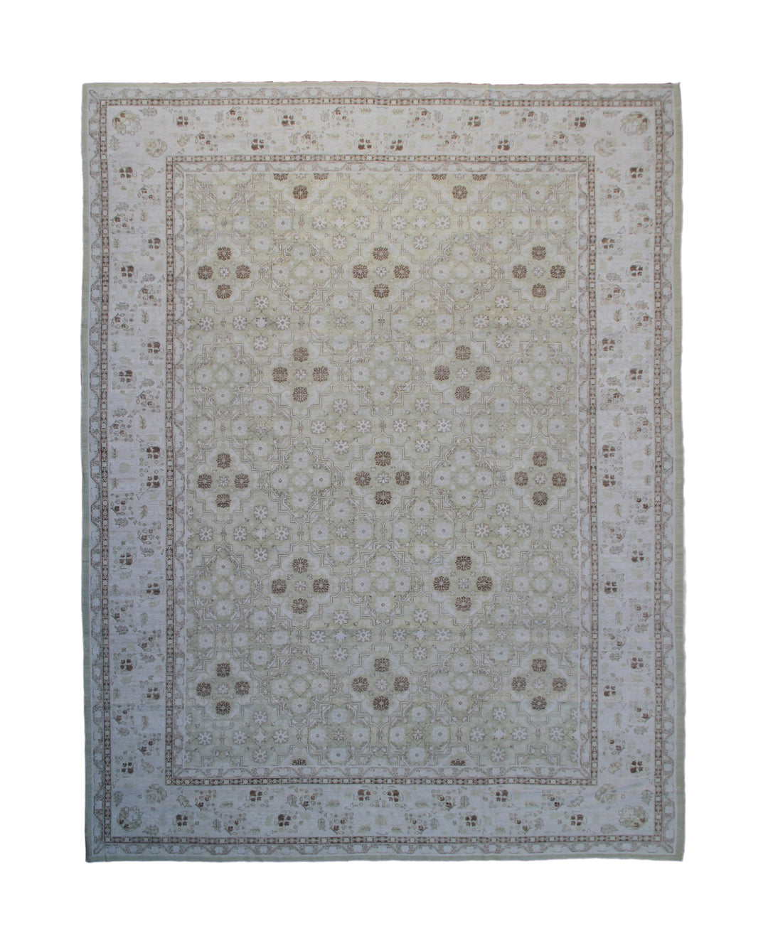 10'x14' Hand-knotted Rug | Organic Wool | Transitional Design Rug