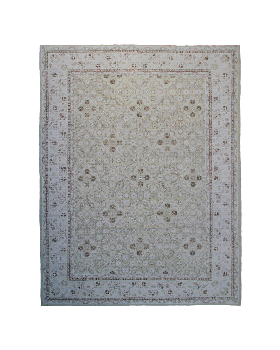 10'x14' Hand-knotted Rug | Organic Wool | Transitional Design Rug