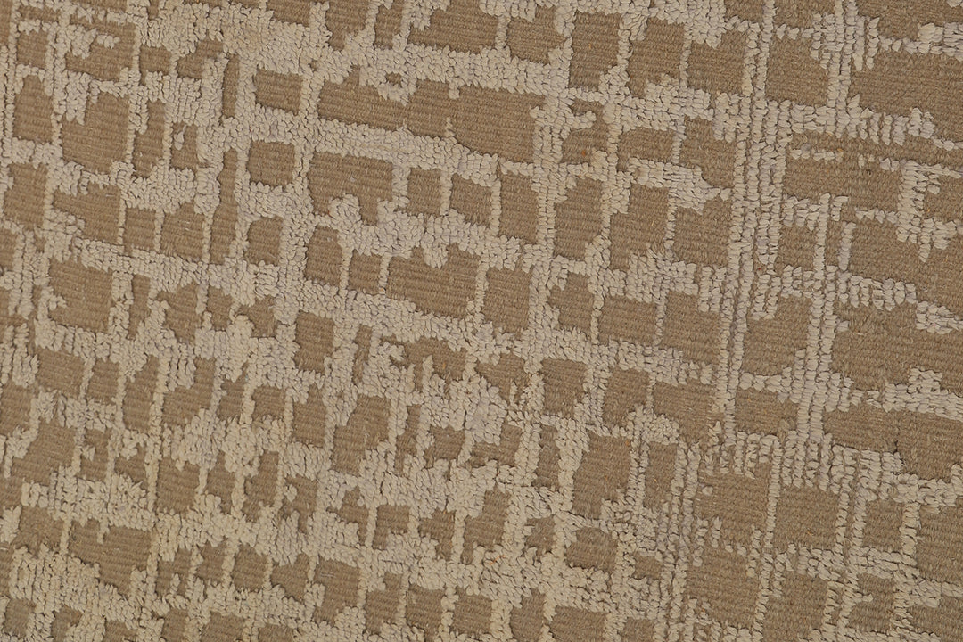 10'x14' Large Tan Rug | High & Low Texture Rug