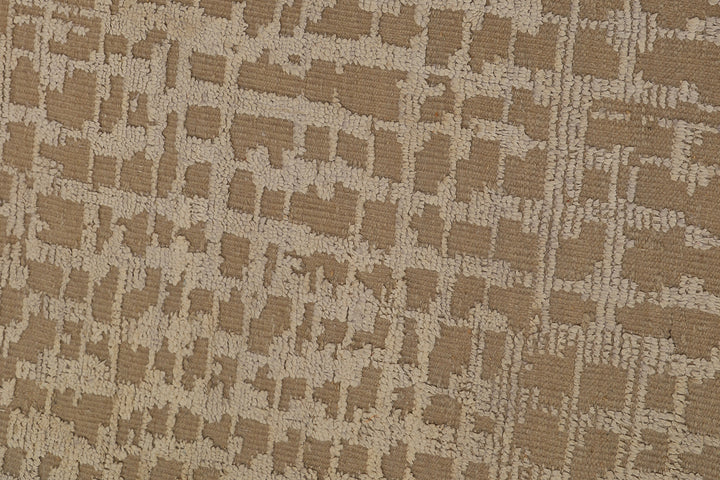 10'x14' Large Tan Rug | High & Low Texture Rug