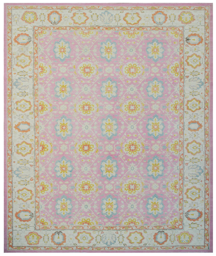 10'x14' Pink Area Rug | Agra Design | Ariana Transitional Rug