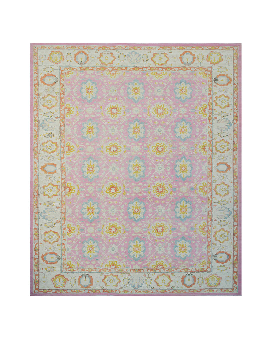 10'x14' Pink Area Rug | Agra Design | Ariana Transitional Rug