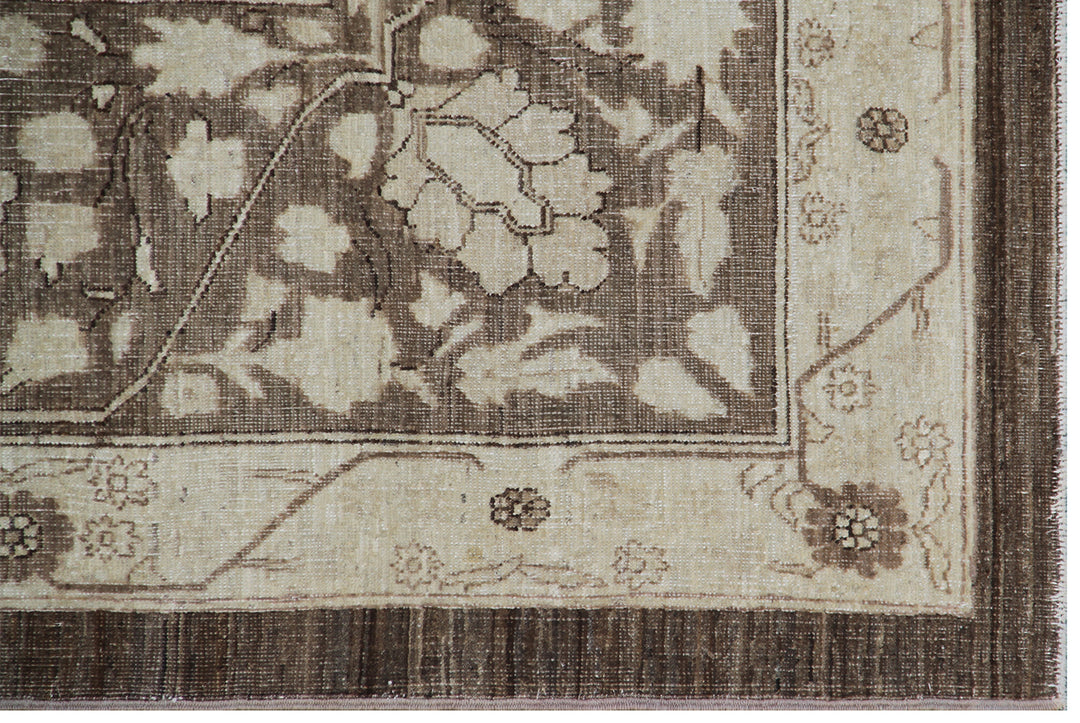 Fine Tabriz Wool &amp; Silk Rug – Hand-Knotted, Earthtone Persian Floral