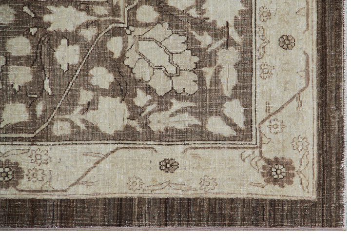 Fine Tabriz Wool &amp; Silk Rug – Hand-Knotted, Earthtone Persian Floral