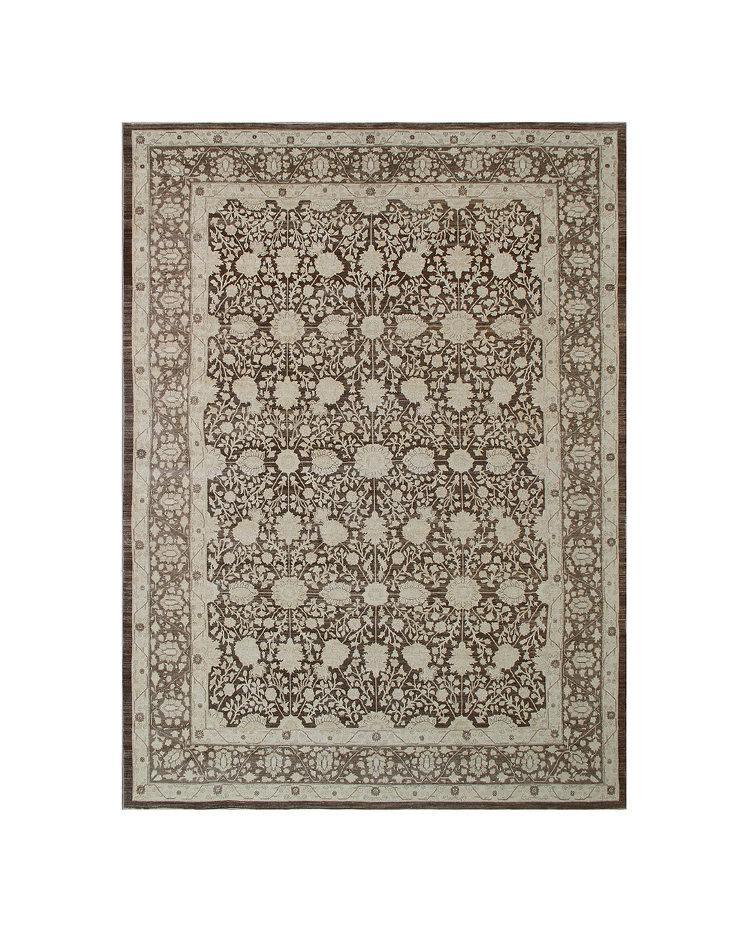 10'x14' Tabriz Rug | Wool & Silk | Hand-Knotted Rug