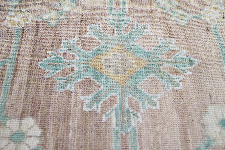 10'x14 Turquoise Move Ivory Sultanabad Design Ariana Transitional Rug