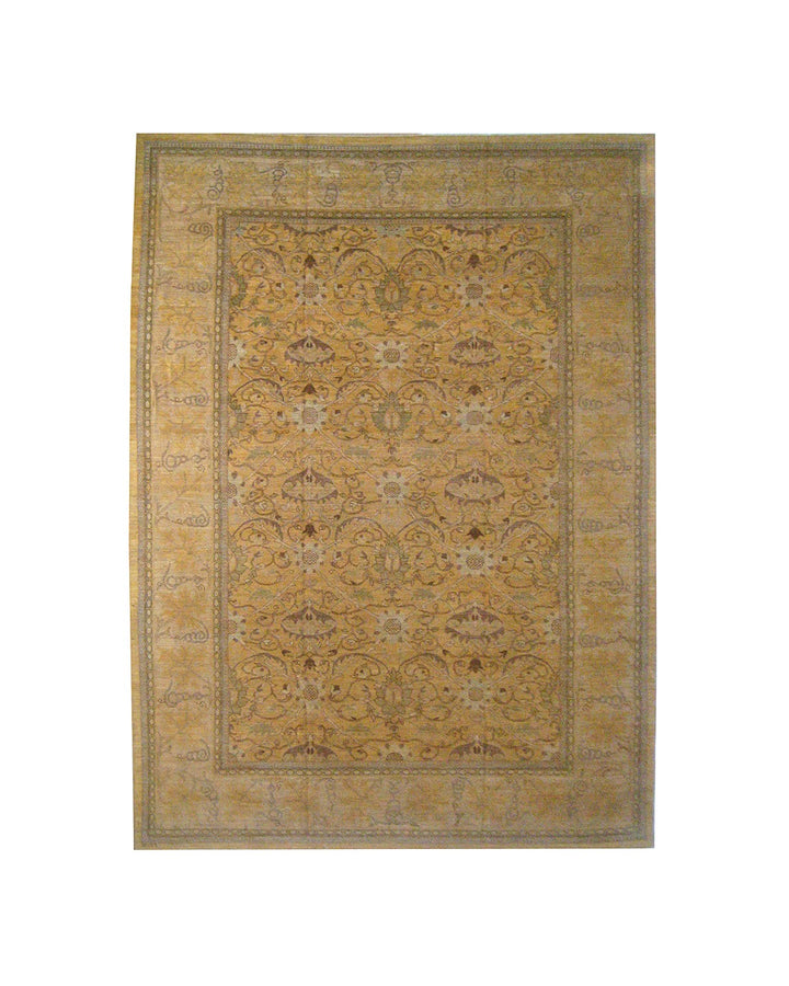 10'x14' Yellow Spanish Design Ariana Transitional Rug