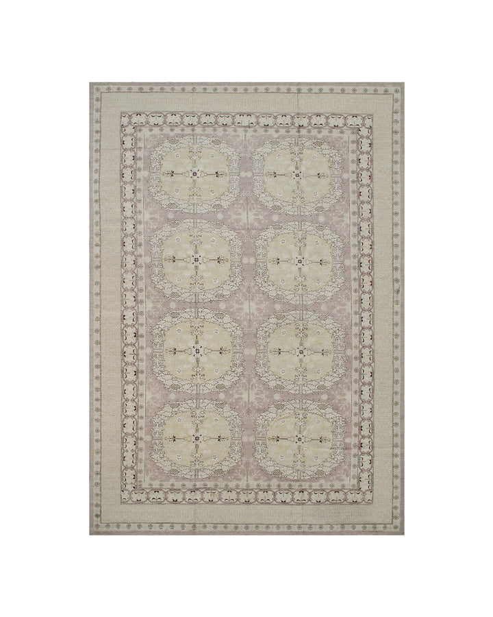10'x15' Fine Pink Cream Spanish Design Ariana Transitional Rug