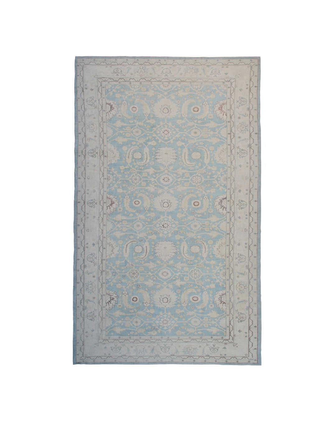 10'x17'Large Blue Sultanabad Design Ariana Traditional Rug