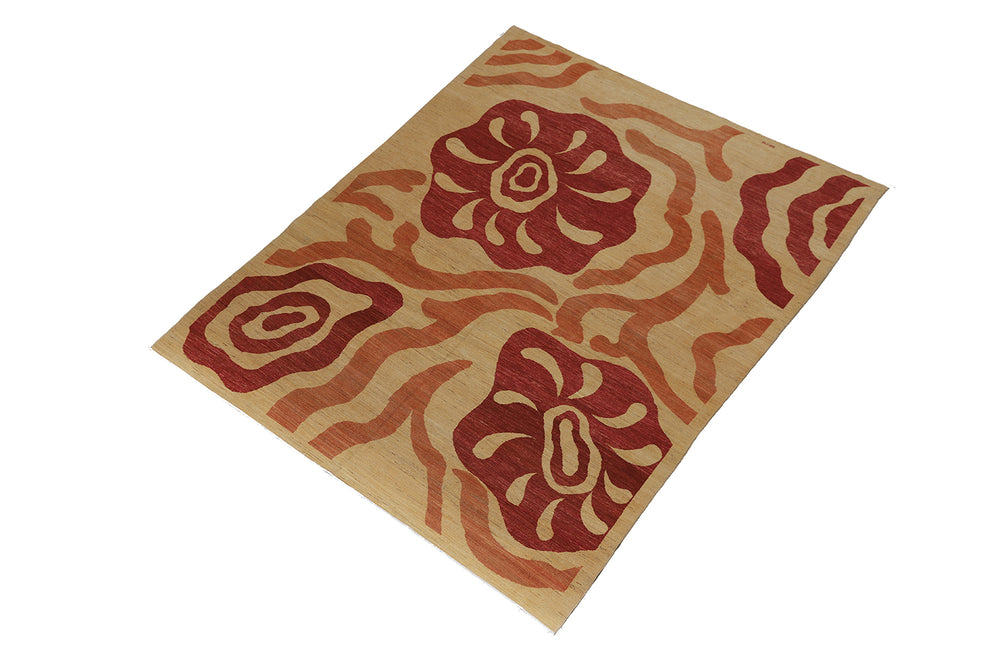 10'x8' Modern Area Rug | Wool Hand-knotted Area Rug