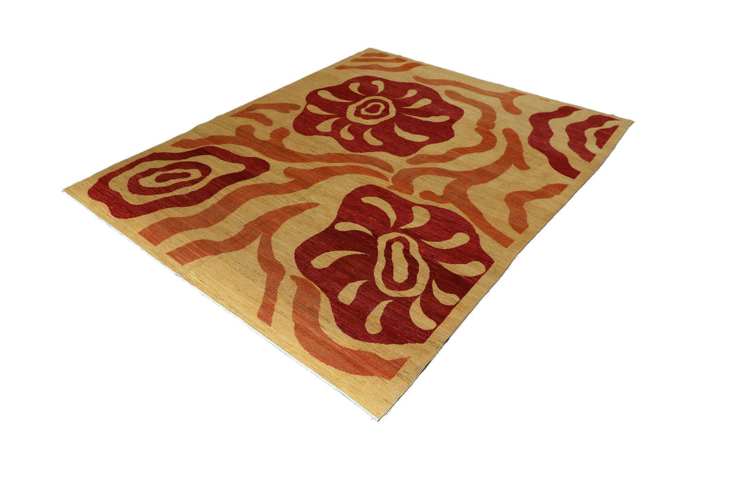 10'x8' Modern Area Rug | Wool Hand-knotted Area Rug