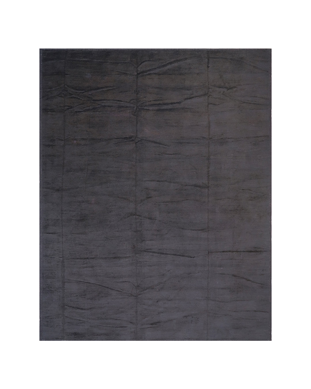 11' x 14' Ariana Moroccan Style Solid Black Barchi Rug