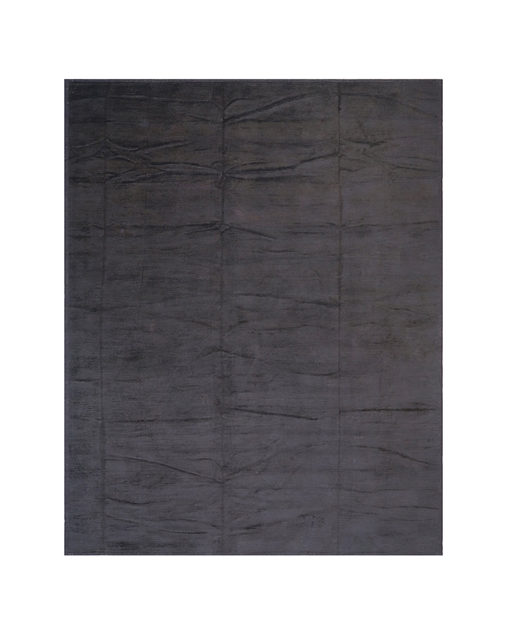 11' x 14' Ariana Moroccan Style Solid Black Barchi Rug