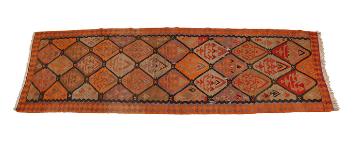 5'x16' Vintage Persian Kilim | Persian Tribal Kilim | Flatweave Rug