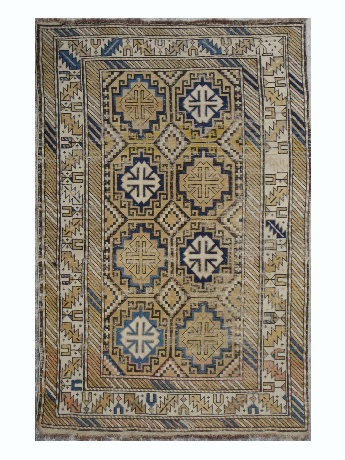 3'x5' Antique Caucasian Rug