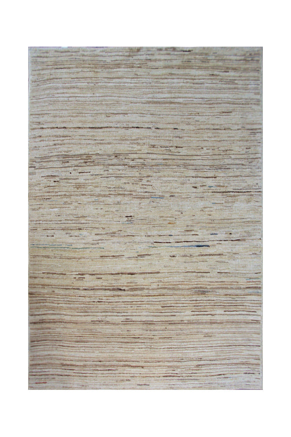3'x5' Small Stria Ariana Modern Hand Knotted Wool Rug