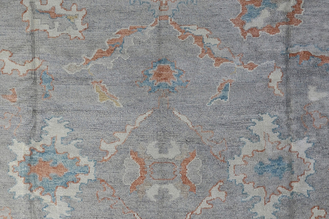 11'x13' Turkish Oushak Rug | Hand-knotted Wool Rug