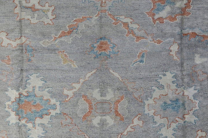 11'x13' Turkish Oushak Rug | Hand-knotted Wool Rug
