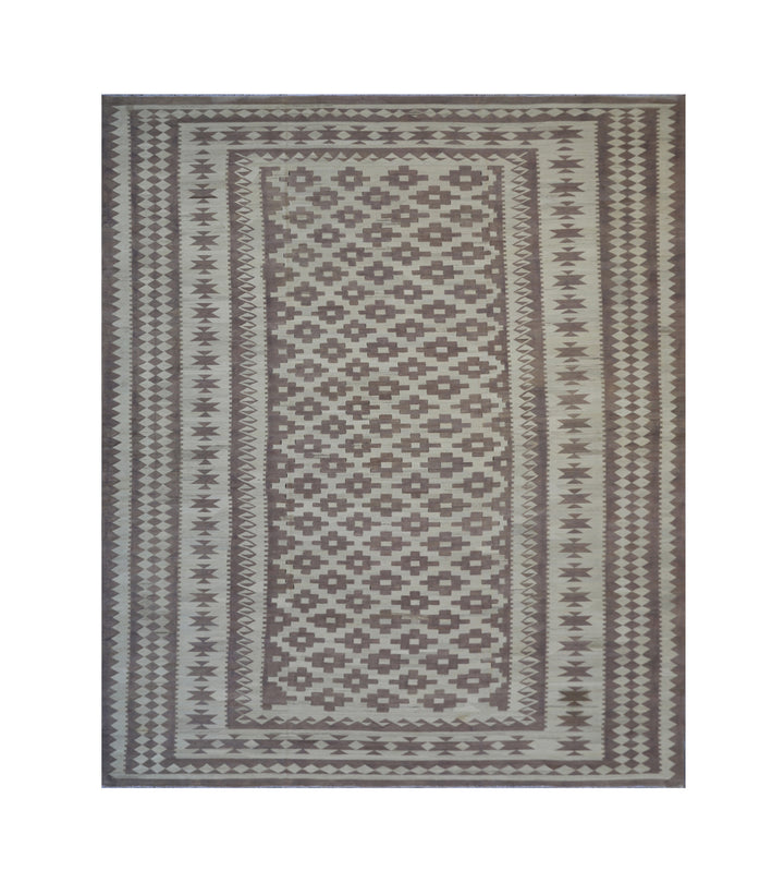 11'x15' Large Modern Kilim Rug | Handwoven | Maimana Kilim