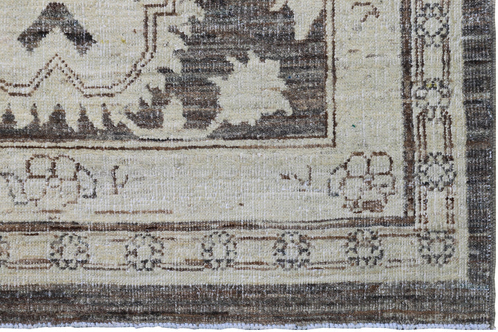 11'x15' Large Wool Area Rug | Grey Agra Rug | Traditional Rug