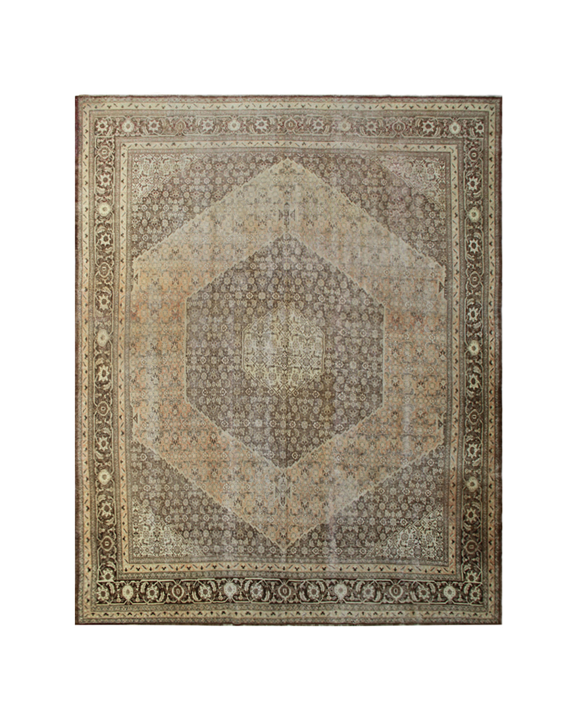 Washed Out Rugs 11'x15' Washed-Out Vintage Antique Persian Tabriz Rug – Ariana Rugs