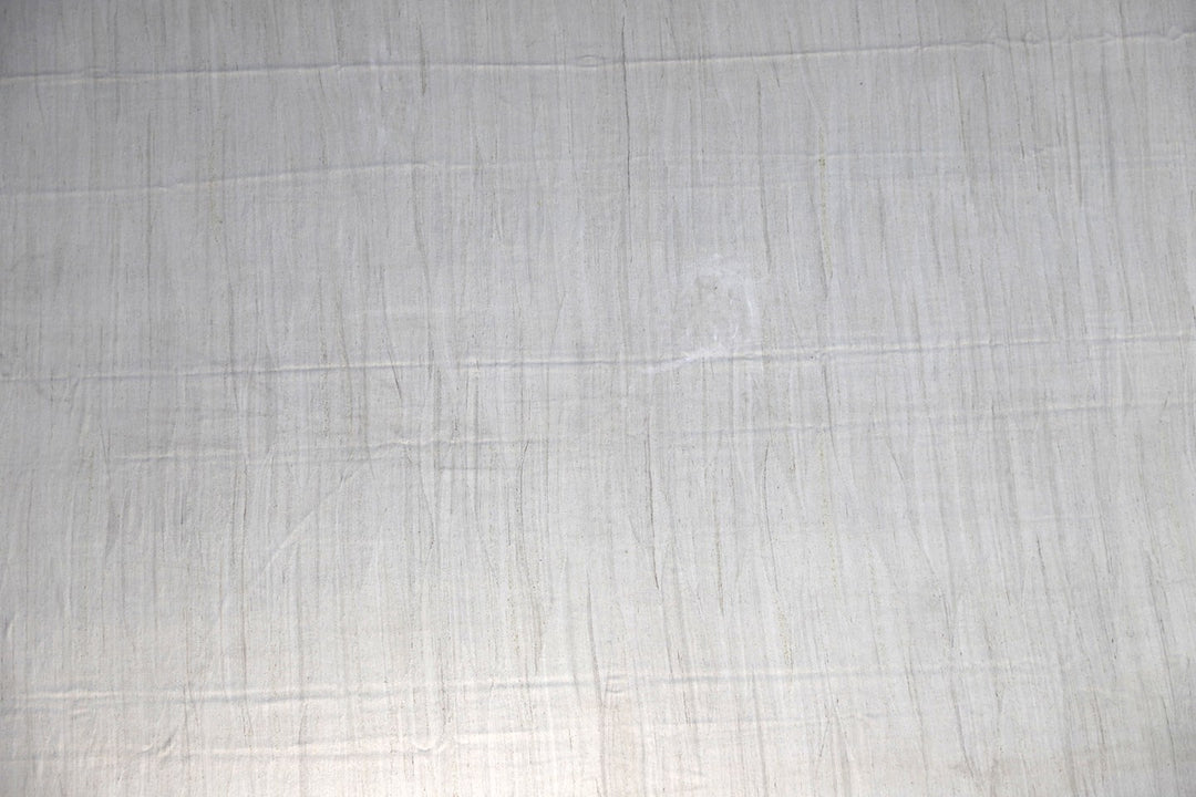 Solid White Ariana Kilim Rug - Undyed Organic Wool Flatweave