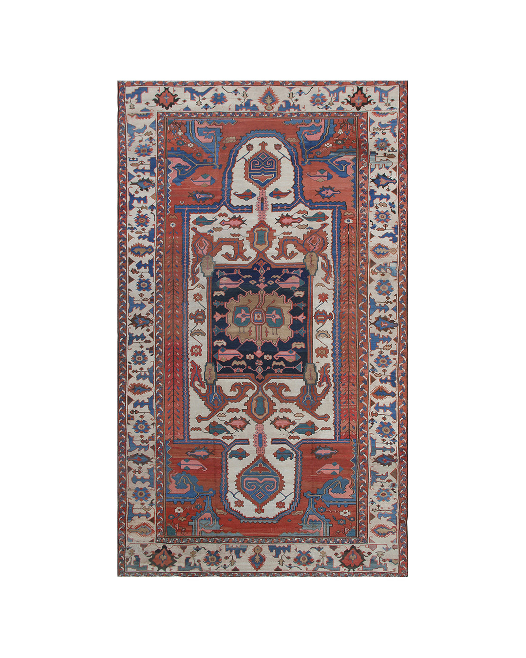 11'x20' Antique Persian Rug | Bakhshayesh Large Area Rug
