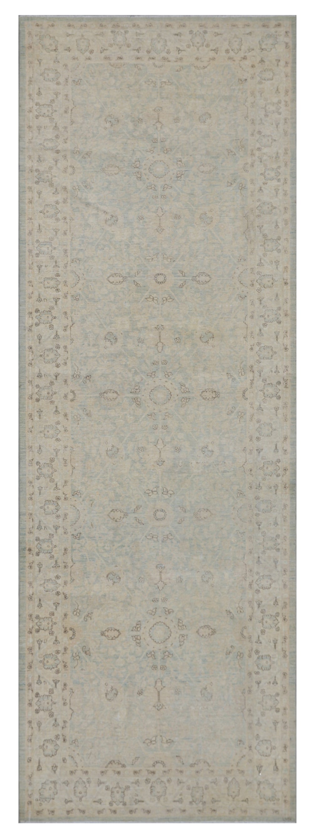 Wool Runner | Persian Tabriz Design Hallway Runner