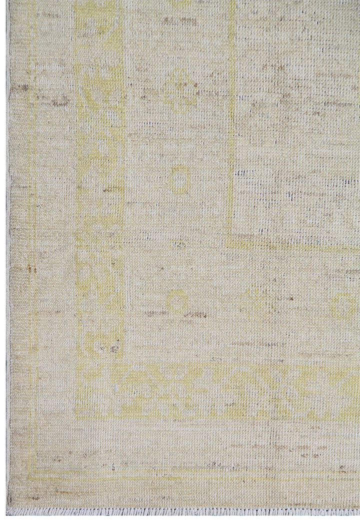 11'x8' Hand-Knotted Rug | Pale | Vintage Khotan Design