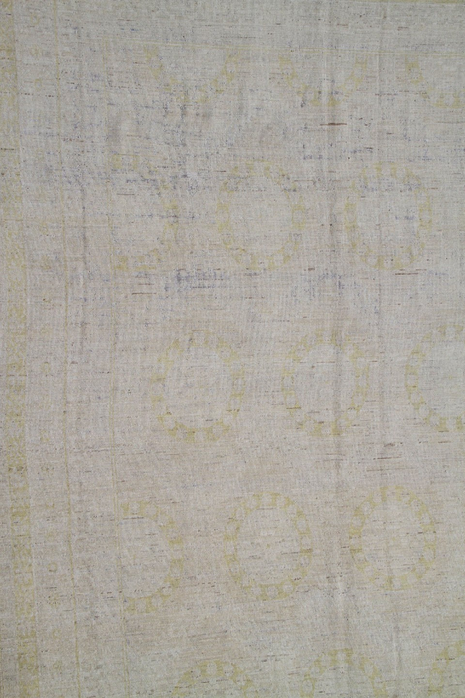 11'x8' Hand-Knotted Rug | Pale | Vintage Khotan Design
