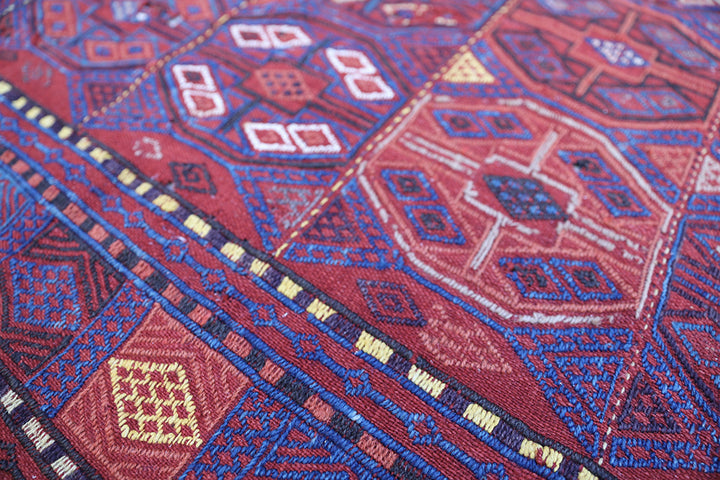 5'x6' Rare Antique Persian Verneh Jajim | Tribal Geometric | Ariana Rugs