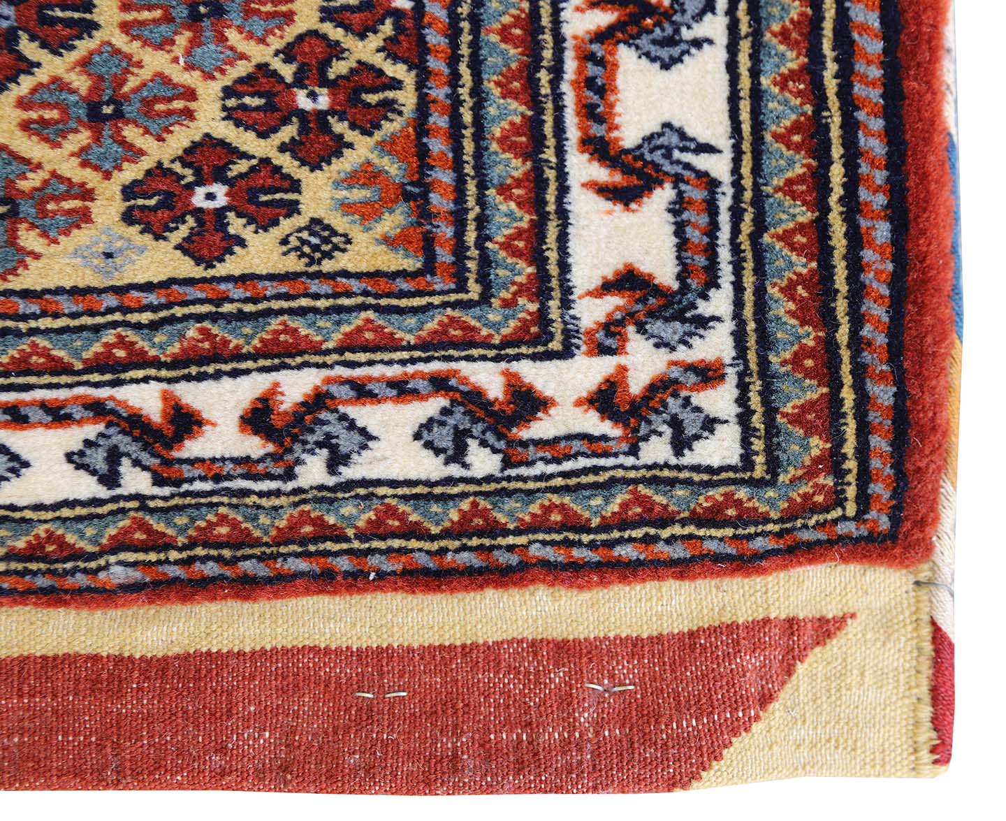 2x3 Tribal Pattern Hand Knotted Wool Salt Bag