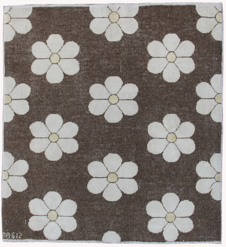 2'x2' Ariana Square Floral Rug