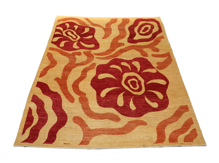 10'x8' Modern Area Rug | Wool Hand-knotted Area Rug