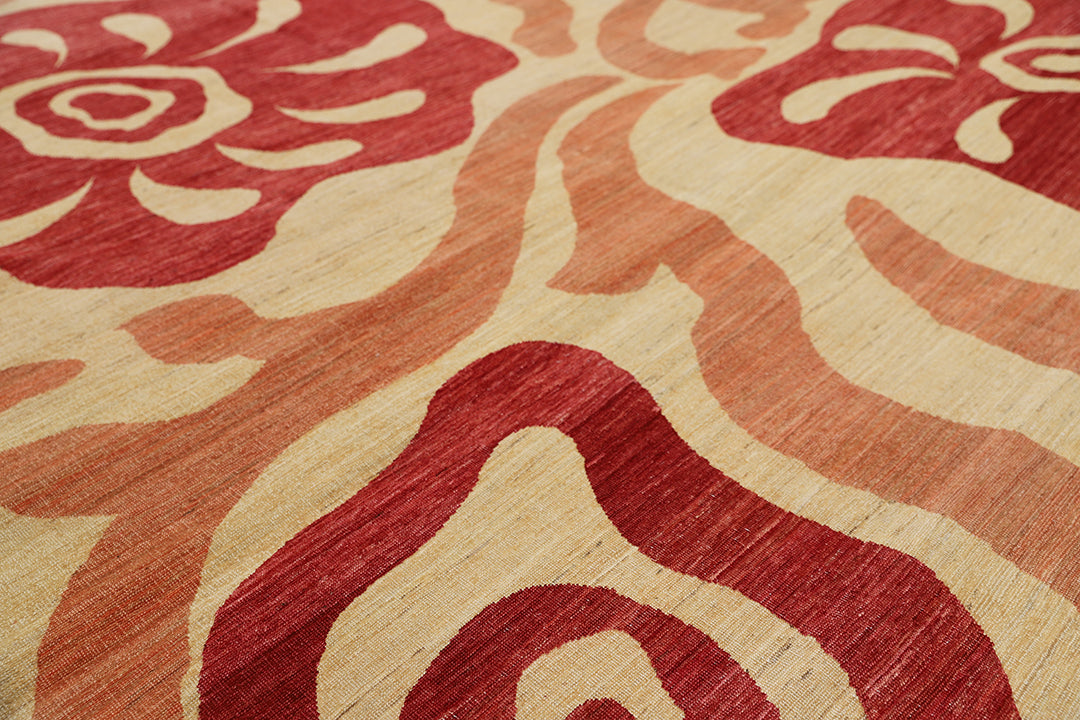 10'x8' Modern Area Rug | Wool Hand-knotted Area Rug