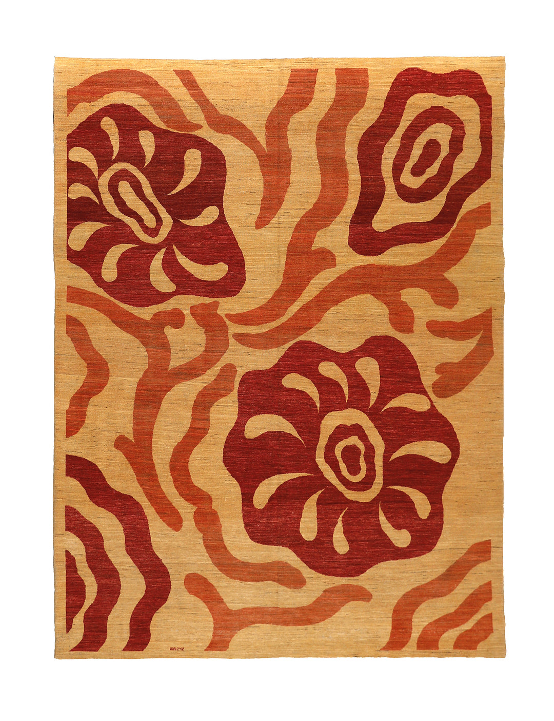 10'x8' Modern Area Rug | Wool Hand-knotted Area Rug