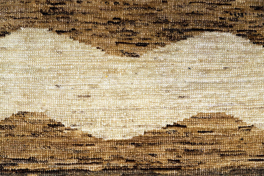 5'x7' Hand-Knotted Wavy Modern Design Area Rug | Crafted in Afghanistan
