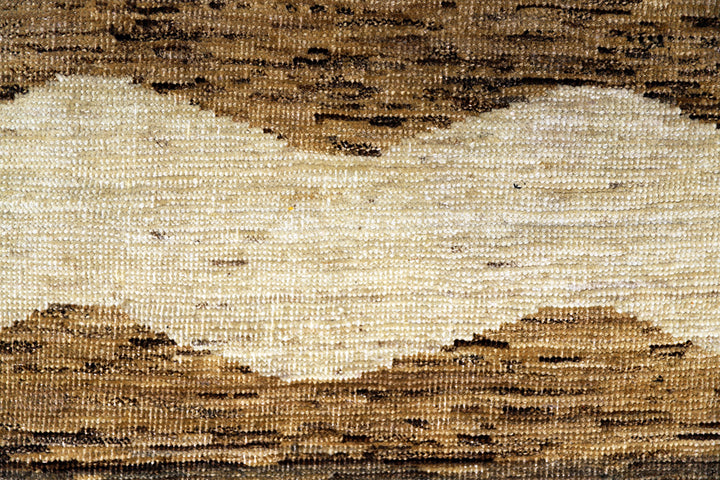 5'x7' Hand-Knotted Wavy Modern Design Area Rug | Crafted in Afghanistan