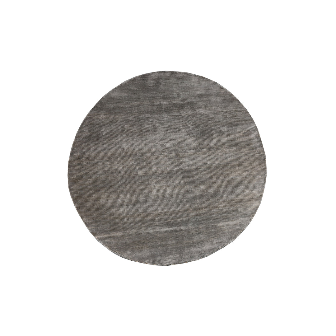 12'x12' Grey Round Rug | Hand Made Round Rug