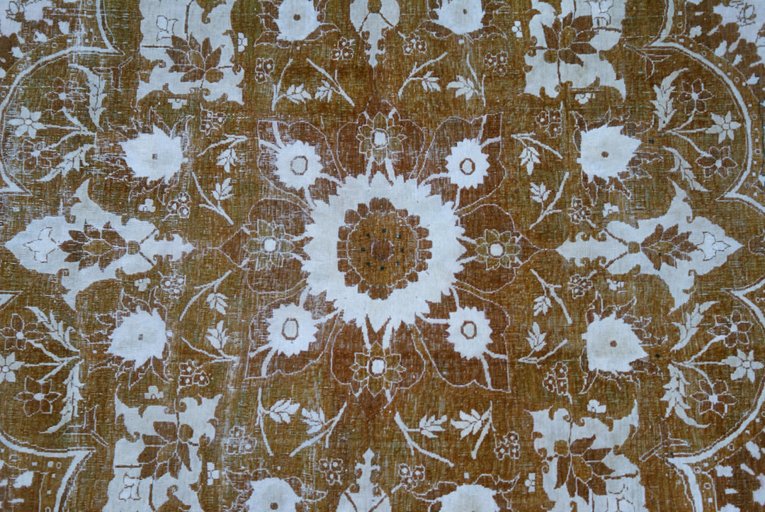 Rare One of a Kind Antique Persian Tabriz Medallion Rug