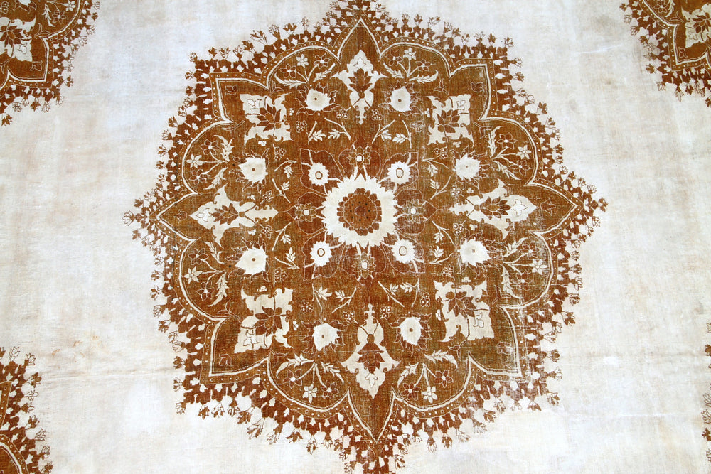 Rare One of a Kind Antique Persian Tabriz Medallion Rug