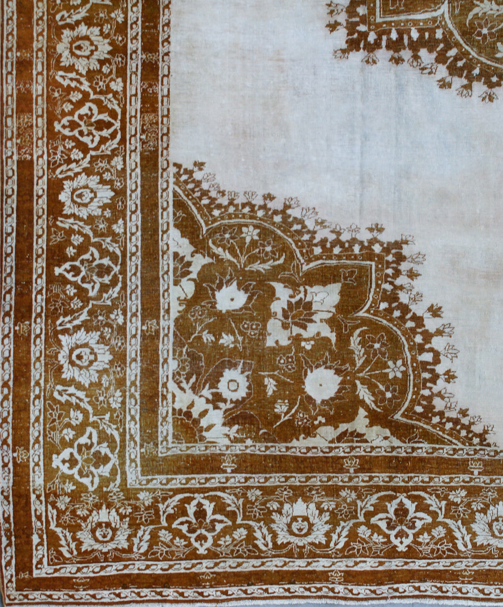 Rare One of a Kind Antique Persian Tabriz Medallion Rug