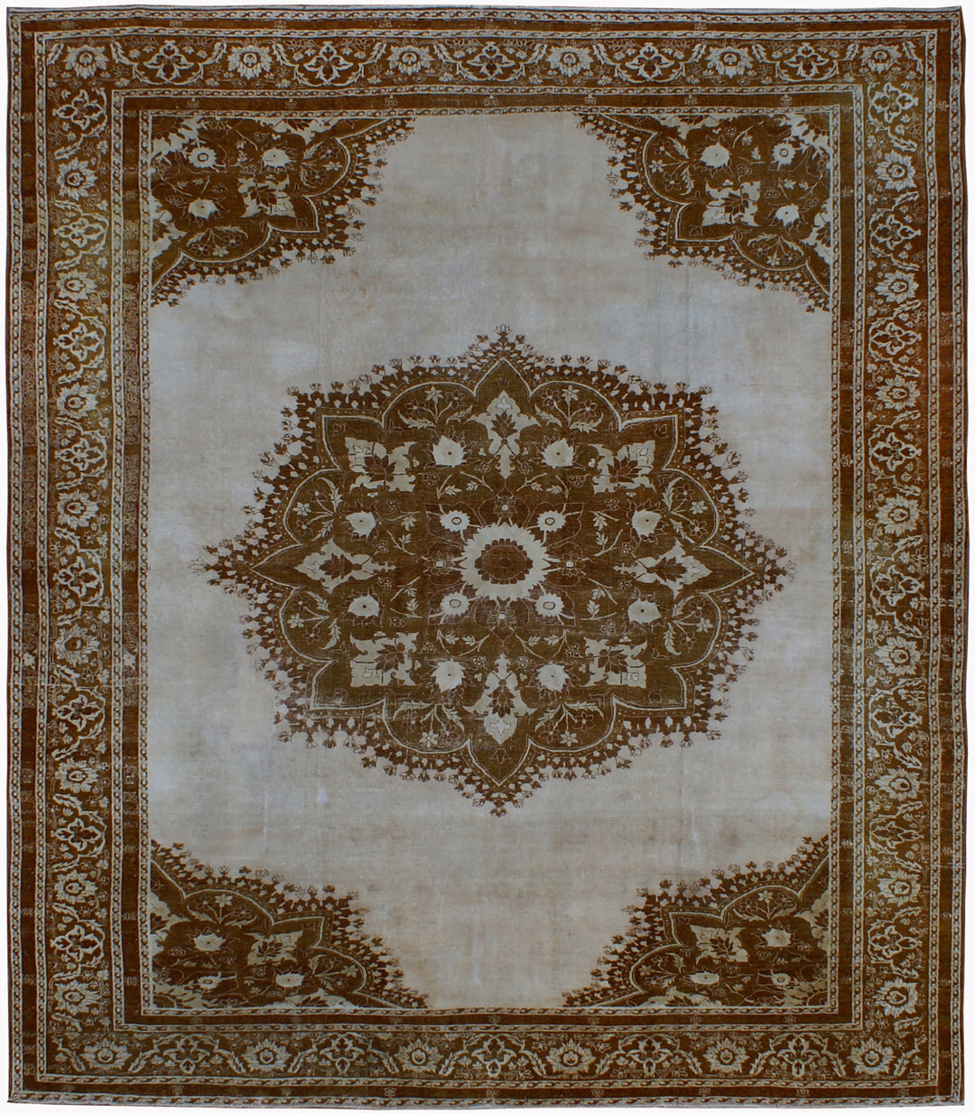 Antique Persian Tabriz Rug | Cotton Wool Rug